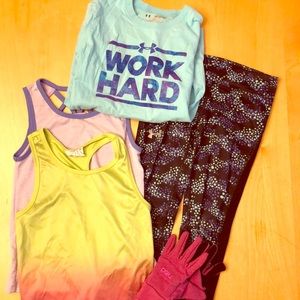 Girls’ Workout/Sports Lot Sz 7-8